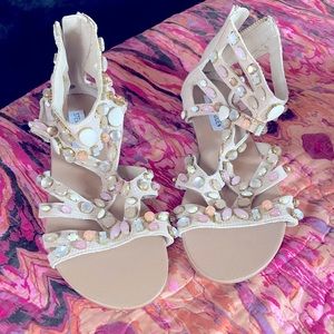 Steve Madden gem sandals. Size 7. Beautiful. Bought used and never worn.